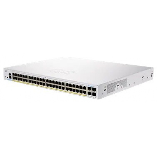 Cisco switch CBS250-48P-4X, 48xGbE RJ45, 4x10GbE SFP+, PoE+, 370W