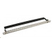 Solarix Univerzální modulární neosazený patch panel 24 portů nerez 0,5U SX24HDM-0-STP-SL-UNI