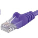 PREMIUMCORD Patch kabel UTP RJ45-RJ45 CAT5e 2m fialová