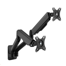 Držák monitoru Brateck LDA32-114E dvě ramena vedle sebe mechanická pružina nástěnný Držák monitoru Brateck LDA32-114E dvě ramena vedle sebe mechanická pružina nástěnný
