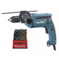 Makita HP1641K1X příklepová vrtačka s příslušenstvím Makita HP1641K1X příklepová vrtačka s příslušenstvím