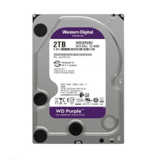 BAZAR - WD PURPLE WD23PURZ 2TB, SATA III 3.5", 64MB, 175MB/s, Low Noise, CMR BAZAR - WD PURPLE WD23PURZ 2TB, SATA III 3.5", 64MB, 175MB/s, Low Noise, CMR