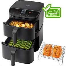 Cosori Turbo Tower horkovzdušná fritéza 10,8 L, keramika, černá Cosori Turbo Tower horkovzdušná fritéza 10,8 L, keramika, černá