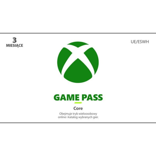 Xbox Game Pass Core – 3 - měsíční členství Xbox Game Pass Core – 3 - měsíční členství