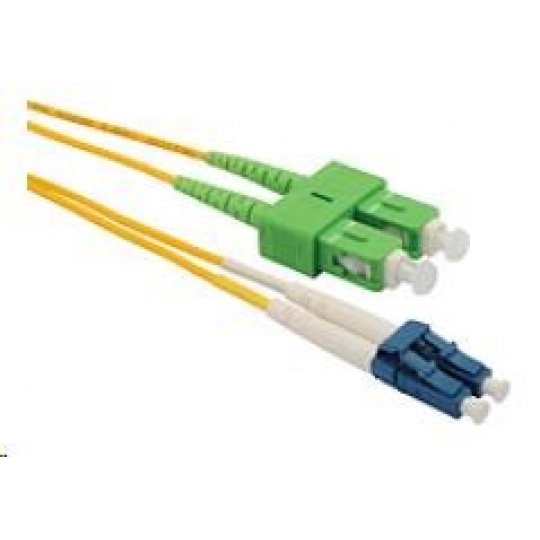 Solarix Patch kabel 9/125 LCupc/SCapc SM OS1 2m duplex SXPC-LC/SC-UPC/APC-OS1-2M-D