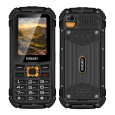 EVOLVEO StrongPhone Q1, vodotěsný odolný Dual SIM telefon, černo-oranžový