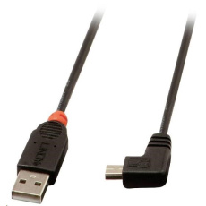 CONRAD LINDY USB kabel USB 2.0 USB-A zástrčka, USB Mini-B zástrčka 50.00 cm černá