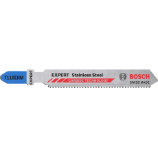 Bosch 3dílná sada pilových plátků T 118 EHM EXPERT Stainless Steel