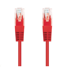 C-TECH kabel patchcord Cat5e, UTP, červený, 2m