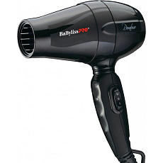 BaByliss PRO BAB5510E mini fén, 1200 W, duální napětí, difuzér, koncentrátor, černý BaByliss PRO BAB5510E mini fén, 1200 W, duální napětí, difuzér, koncentrátor, černý