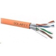 Instalační kabel Solarix STP, Cat6A, drát, LSOH B2ca, cívka 500m SXKD-6A-STP-LSOH-B2ca