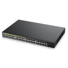 Zyxel GS1900-48HP v2 50-port Gigabit Web Smart PoE switch - poškozený obal Zyxel GS1900-48HP v2 50-port Gigabit Web Smart PoE switch - poškozený obal