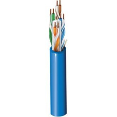 UTP kabel BELDEN 7965E, Cat6, drát, PVC, Eca, modrý, 305m