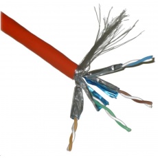 FTP TWIN kabel PlanetElite, Cat6A, drát, 4pár LS0H, Dca, oranžový, 500m FTP TWIN kabel PlanetElite, Cat6A, drát, 4pár LS0H, Dca, oranžový, 500m