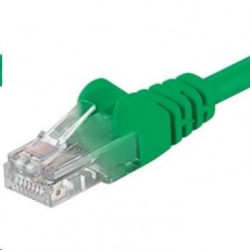 PREMIUMCORD Patch kabel UTP RJ45-RJ45 CAT5e 0.5m zelená