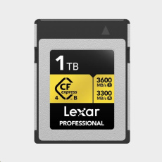 Lexar CFexpress 4.0 Pro Gold R3600/W3300 1TB