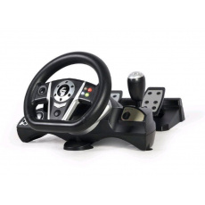 GEMBIRD Volant + pedály STR-M-01, PC/PS3/PS4/SWITCH GEMBIRD Volant + pedály STR-M-01, PC/PS3/PS4/SWITCH