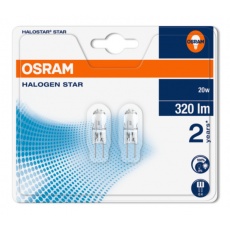OSRAM Halogen Halostar Star 64425 ST 12V 20W G4 noDIM C Sklo 320lm 2700K 2000h (blistr 2ks) OSRAM Halogen Halostar Star 64425 ST 12V 20W G4 noDIM C Sklo 320lm 2700K 2000h (blistr 2ks)