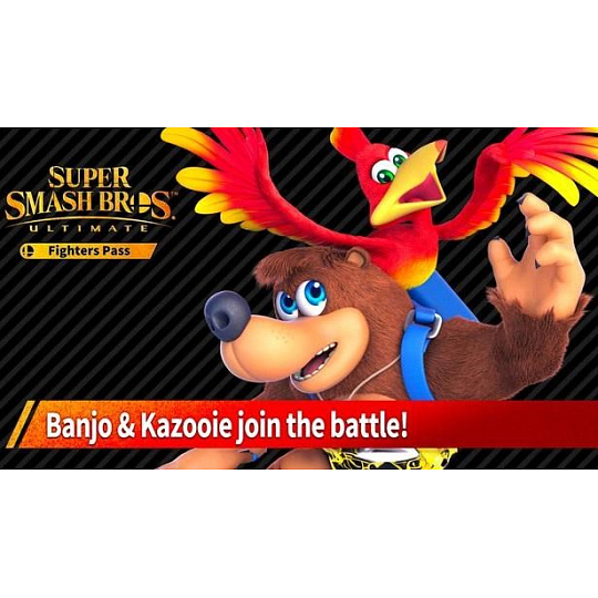 Super Smash Bros. Ultimate: Challenger Pack 3: Banjo & Kazooie (DLC) (Switch) DIGITAL Super Smash Bros. Ultimate: Challenger Pack 3: Banjo & Kazooie (DLC) (Switch) DIGITAL