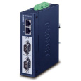 PLANET IMG-2200T Průmyslová brána, MODBUS, 2x RS-232/422/485 na IP, 2x RJ-45 10/100Base-TX, -40 až +75°C, DC12-48V, IP30