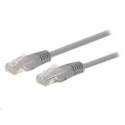 C-TECH kabel patchcord Cat5e, UTP, šedý, 50m