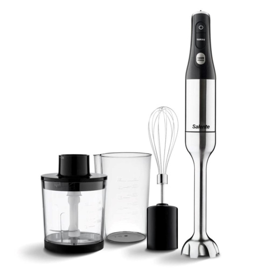 SALENTE Mixxo multifunkční tyčový mixér 3v1, 1200 W, nerez, černá