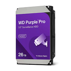 WD PURPLE PRO WD260PURP 26TB, SATA III 3.5", 512MB 7200RPM, 287MB/s, CMR WD PURPLE PRO WD260PURP 26TB, SATA III 3.5", 512MB 7200RPM, 287MB/s, CMR
