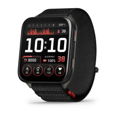 Garmin Venu® X1 Black pouzdro s titanovou zadní stranou Slate a nylonovým řemínkem ComfortFit v barvě Black