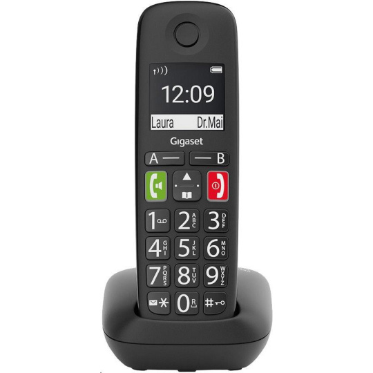 BAZAR - Gigaset E290 černý - Rozbaleno (Komplet) BAZAR - Gigaset E290 černý - Rozbaleno (Komplet)