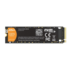 Dahua SSD-C970N256G - NVMe M.2 PCIe SSD, 256GB, R:4600 MB/s, W:1400 MB/s, TBW 500TB, 3D TLC Dahua SSD-C970N256G - NVMe M.2 PCIe SSD, 256GB, R:4600 MB/s, W:1400 MB/s, TBW 500TB, 3D TLC