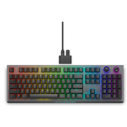 DELL KLÁVESNICA  Alienware Tri-Mode Wireless Gaming Keyboard - AW920K (Dark Side of the Moon)