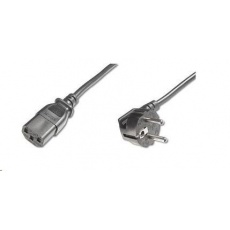 PREMIUMCORD Kabel napájecí 230V, 0.5m PREMIUMCORD Kabel napájecí 230V, 0.5m
