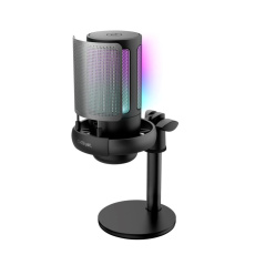 TRUST mikrofon GXT238 Auron, USB-C, RGB, černá TRUST mikrofon GXT238 Auron, USB-C, RGB, černá