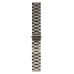 Garett univerzální řemínek 22 mm, stříbrný kovový, typ Solid