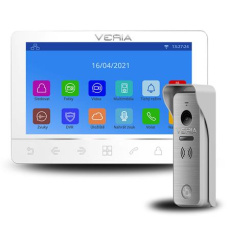 Veria SET Videotelefon 8276B bílý + vstupní stanice 831 ze série 2-WIRE Veria SET Videotelefon 8276B bílý + vstupní stanice 831 ze série 2-WIRE