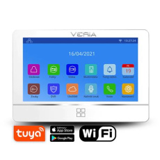 Veria LCD monitor videotelefonu 8277B-W (Wi-Fi) série 2-WIRE bílý Veria LCD monitor videotelefonu 8277B-W (Wi-Fi) série 2-WIRE bílý