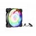 1stCOOL Statický RGB ventilátor 12cm, 3+4pin