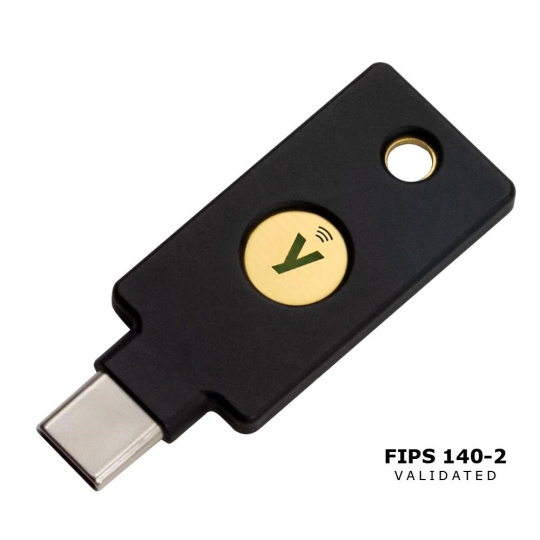 YubiKey 5C NFC FIPS - USB-C, single-factor,2FA,multi-factor,FIDO2,U2F,OTP,OpenPGP,Smartcard YubiKey 5C NFC FIPS - USB-C, single-factor,2FA,multi-factor,FIDO2,U2F,OTP,OpenPGP,Smartcard