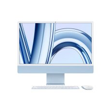 APPLE 24-inch iMac with Retina 4.5K display: M3 chip with 8-core CPU and 10-core GPU, 512GB SSD - Blue