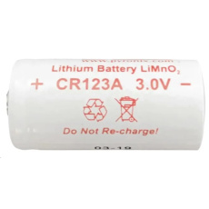 Hikvision DS-PDP-IN-CR123A, Lithiová baterie 1600 mAh; 3.0V Hikvision DS-PDP-IN-CR123A, Lithiová baterie 1600 mAh; 3.0V