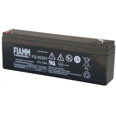 Baterie - Fiamm FG20201 (12V/2,0Ah - Faston 187), životnost 5let
