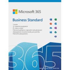 PROMO 5PK Microsoft 365 Business Standard SK (1rok) + poukázka Pluxee 80 EUR
