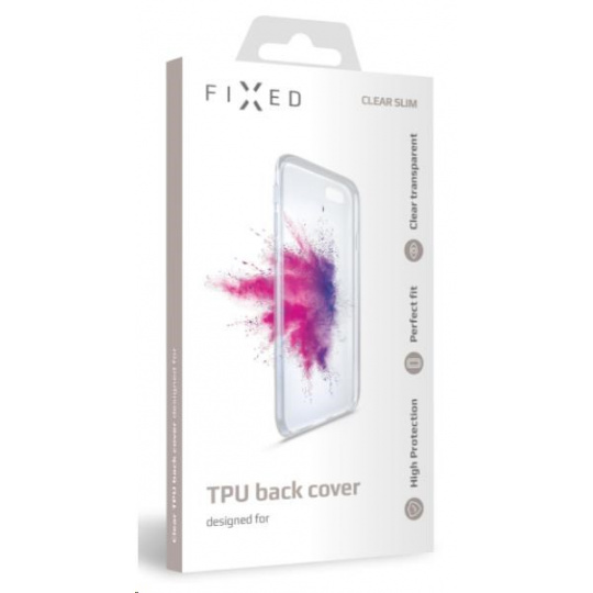 FIXED gelový zadní kryt pro Apple iPhone 11 Pro, čirá