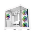 Cooler Master case Elite 681, ATX, Průhledná bočnice, 4x 120mm ARGB Fan, Bílá