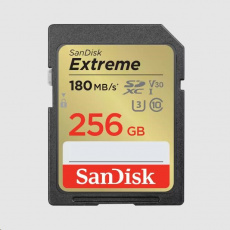 SanDisk SDXC karta 256GB Extreme (190 MB/s Class 10, UHS-I U3 V30)