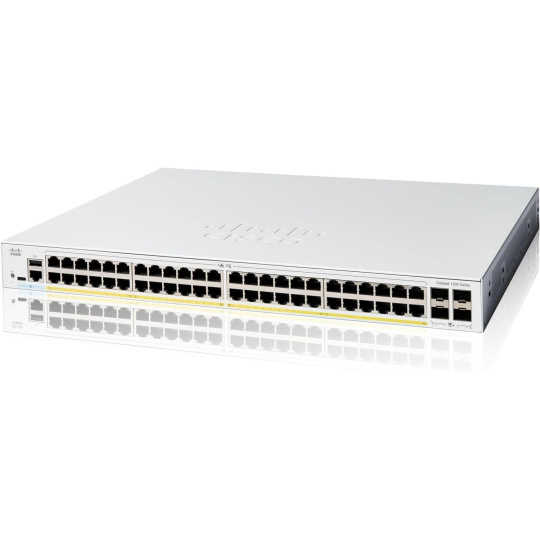 Cisco Catalyst switch C1200-48P-4G (48xGbE,4xSFP,48xPoE+,375W) - REFRESH