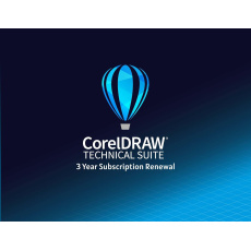 CorelDRAW Technical Suite 3 roky obnova pronájmu licence (51-250) EN/DE/FR/ES/BR/IT/CZ/PL/NL