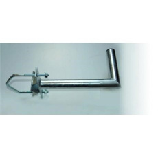 Držák antény na stožár do průměru 150mm s vinklem, žárový zinek, délka 35cm