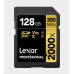 Lexar SDXC Pro 2000X UHS-II U3 R300/W260 (V90) 128GB