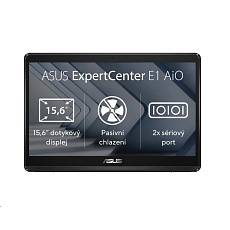 ASUS PC AiO ExpertCenter E1 (E1600WKAT-8128M), Celeron N4500, 15.6" 1920 x 1080, 8GB, 128GB SSD, UHD, bez OS, Black